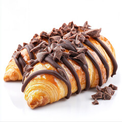 Sticker - Chocolate Croissant Isolated