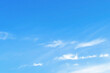 © Maliflower73 - Blue sky with white cloud. Beautiful sky in the morning. Freedom of life, New life beginning and Positive thought and energy concepts.