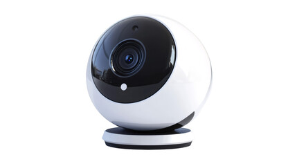 Aufkleber - Wireless security camera isolated on transparent background, ensuring safety and surveillance