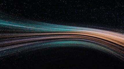 Wall Mural - The northern lights shimmer and undulate elegantly in the night sky, bands of green, purple and pink light dancing, swirling, pulsating in fluid, undulating patterns