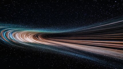 Wall Mural - The northern lights shimmer and undulate elegantly in the night sky, bands of green, purple and pink light dancing, swirling, pulsating in fluid, undulating patterns