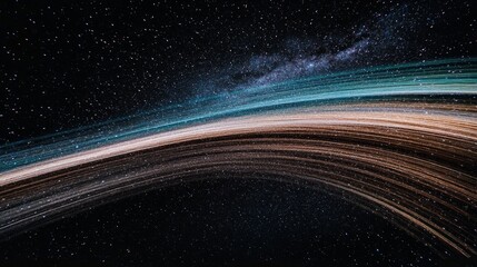 Wall Mural - The northern lights shimmer and undulate elegantly in the night sky, bands of green, purple and pink light dancing, swirling, pulsating in fluid, undulating patterns