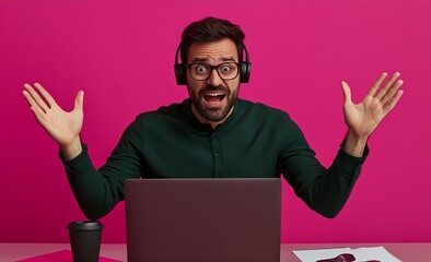 A call center employee is experiencing fatigue and boredom, craving a relaxing day