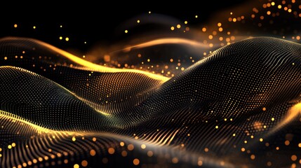 Wall Mural - motion graphic background showcasing futuristic technology patterns.