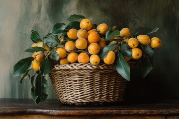 Wall Mural - fruit in the basket