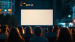 © Wimstock - Outdoor Movie Night with Blank Screen