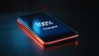 © KYR - A glowing '100 Charged' screen on a stylish smartphone, symbolizing peak performance and battery technology