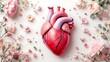 © Din Nasahrudin - Foral anatomical liver, Cirrhosis, liver cancer transplant, world hepatitis day, Generative AI