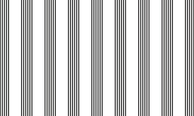 Poster - abstract simple black vertical line pattern can be used background.