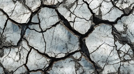 Wall Mural - Cracked Earth Texture,  Drought, Aridity, Desolation