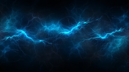 Wall Mural - abstract blue electric energy plasma background