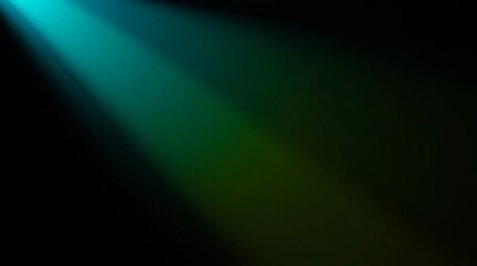 Leinwandbilder - Light beam creating a diagonal volumetric light effect on a black background