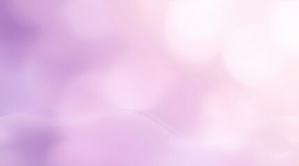 Canvas Print - abstract light purple background with wavy line and bokeh effect