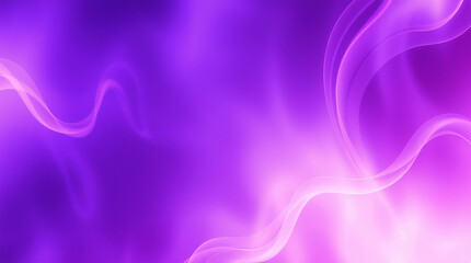 Wall Mural - abstract purple waves flowing across vibrant background