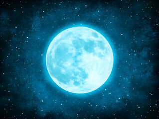 Wall Mural - celestial moon background illustration