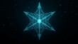 © Big9869 - Glowing Celestial Snowflake Digital Art Abstract Design