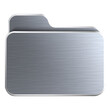 © ali - Illustration of a metallic folder with a sleek and polished design for digital or office use