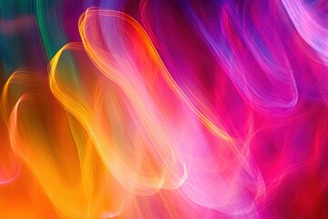 Wall Mural - vivid colors blend and swirl together, creating a dynamic flow that conveys a sense of motion and en