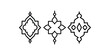 © Jahida - Elegant Islamic Geometric Design Elements. geometric icon symbol set for pattern, logo, decoration vector outline style. Suitable for Islamic Theme and Other Graphic Related Assets.