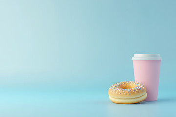 Poster - Donut and Coffee: A Simple Sweet Treat