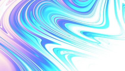 Poster - Blue and purple marble acrylic overlay pattern with a transparent background.
