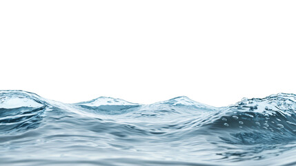 Poster - Transparent water surface with small waves forming, perfect for backgrounds and designs related to water, purity and freshness