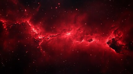 vibrant crimson cosmos featuring an enigmatic red galaxy – stunning space background concept for dig