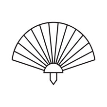 hand fan icon