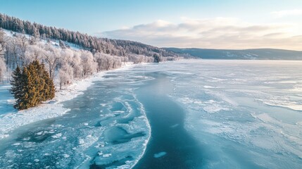 Wall Mural - winter in the mountains