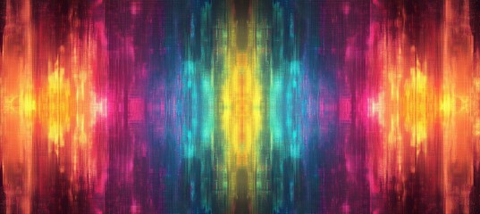 Wall Mural - colorful shiny glow glass reflection backdrop. generative ai technology.