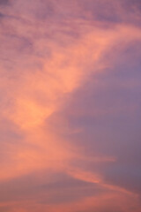 Wall Mural - Beautiful sunset sky with cloud.