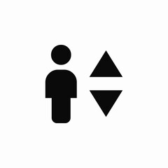 elevator lift icon sign vector