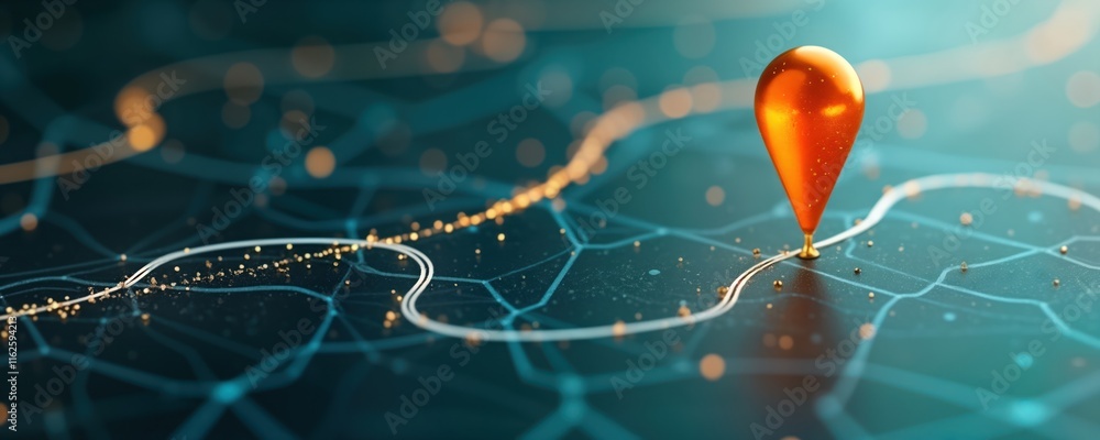 Modern tech roadmap illustration. Dynamic tech upgrade plan visualized ...