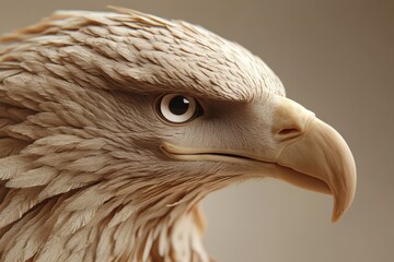 Wall Mural - Majestic Eagle Head Close-Up