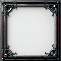 Wall Mural - Iron border frame copy space