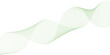 © KanokChandra - abstract vector green colored wave melody lines on white background. Vector illustration.