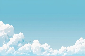 Wall Mural - soft smooth white clouds with pastel color of sky.for abstract background
