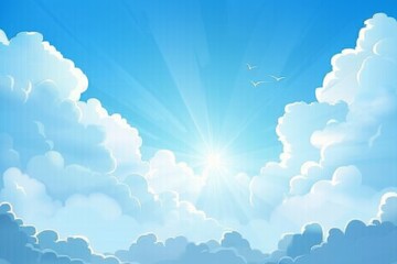 Wall Mural - soft smooth white clouds with pastel color of sky.for abstract background