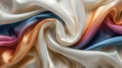 Poster - Fabrics background, minimalist aesthetic.