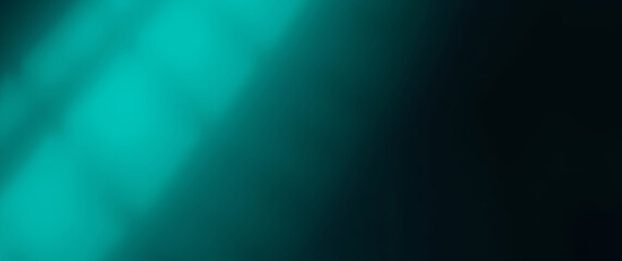 Aufkleber - Light turquoise beams creating gradient on dark background