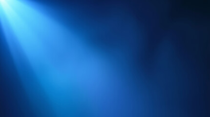 Aufkleber - Light beam illuminating blue background creating gradient effect