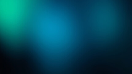 Aufkleber - Abstract blurred gradient background creating smooth transition from green to dark blue