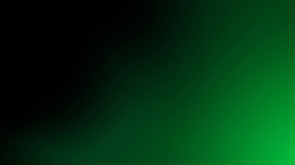Leinwandbilder - Abstract emerald green and black gradient background creating a smooth transition