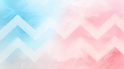 Wall Mural - A pink and blue chevron patterned background