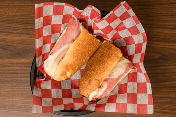 Wall Mural - Ham and cheese sandwich