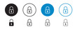 © Tanveer Hussain Mirz - Set of 8 'Fixed Price' icons with an unexpanded vector & 1 silhouette - Fixed price icon with price tag n lock symbol representing stable pricing e-commerce retail n pricing strategies