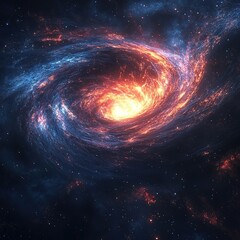 Wall Mural - exploring cosmic phenomena outer space digital art vast universe abstract view galactic concepts