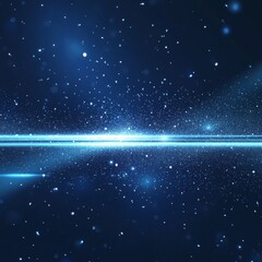 Poster - Elegant blue stage background with blue dot neon line and lighting effect sparkle. Luxury template award design. Vector illustration