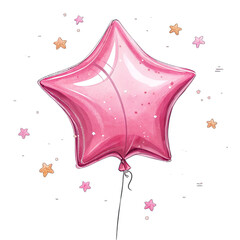 pink star