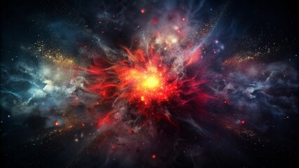 Wall Mural - black dark gray fire red garnet cherry ruby abstract background. color. rough grain noise dust parti